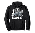 Jesus Saves Soccer Goalie Hoodie - Novelty Apparel Men Women - T-Shirt, Sweatshirt, Hoodie