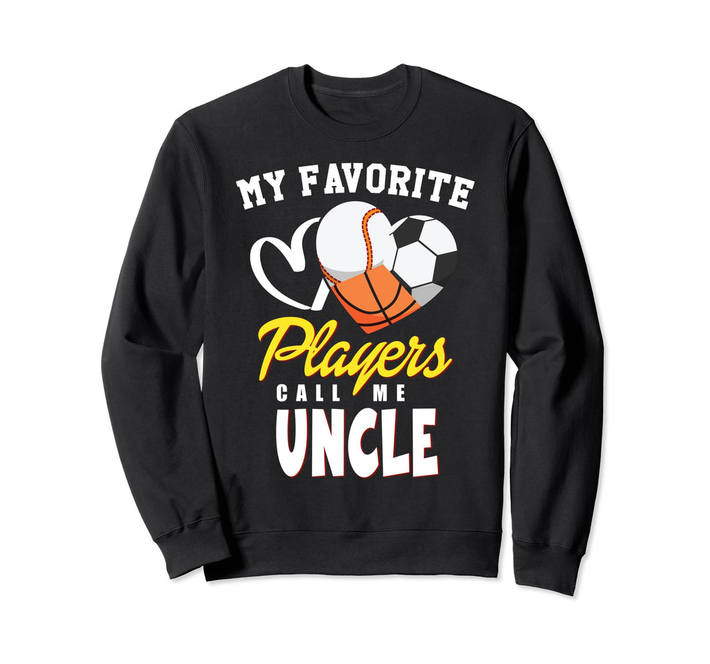 My Favorite Players Baseball Soccer Sweatshirt - Fun Novelty Design Unisex - T-Shirt, Sweatshirt, Hoodie