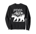 Papa Bear Forest Lake Mountain Sweatshirt - Aesthetic Graphic for Adults - T-Shirt, Sweatshirt, Hoodie