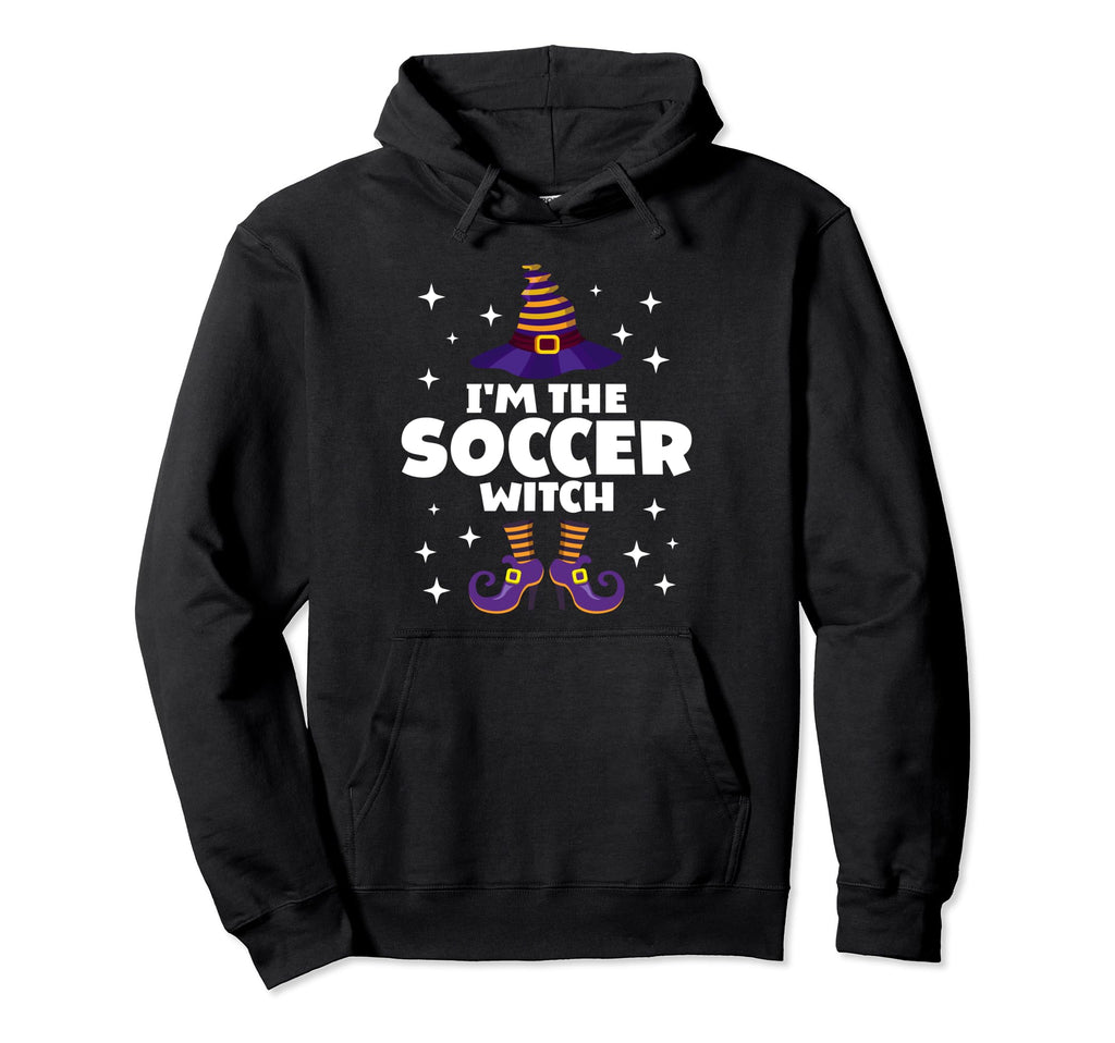 Funny Soccer Witch Family Matching Halloween Hoodie - Graphic Print Unisex - T-Shirt, Sweatshirt, Hoodie