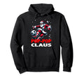 Soccer Pop Pop Claus Family Matching Grandpa Hoodie - Graphic Print Unisex - T-Shirt, Sweatshirt, Hoodie
