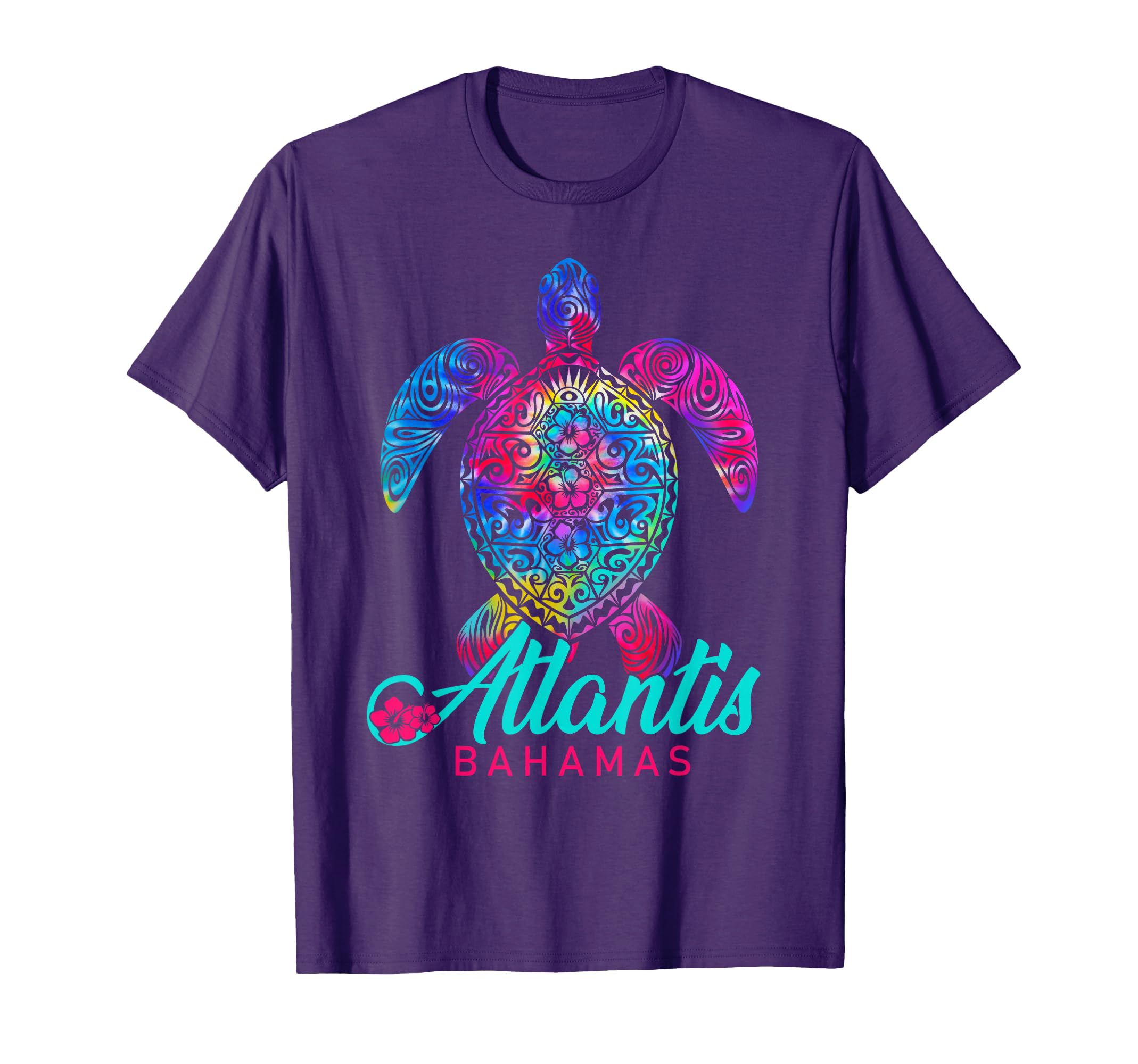 Atlantis Bahamas Vacation Tribal Tie Dye T-Shirt - Trendy Graphic Unisex - T-Shirt, Sweatshirt, Hoodie