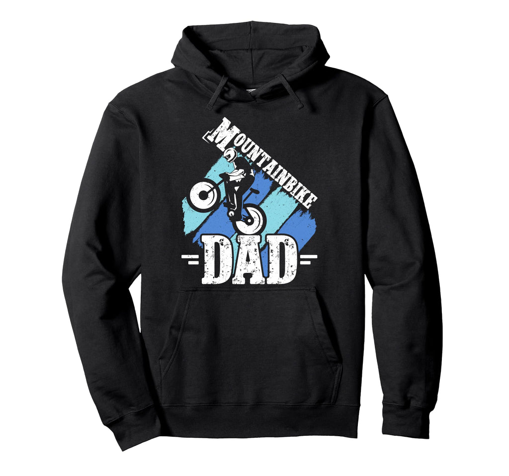 Mountain Bike Dad Mountain Biking Hoodie - Minimalist Print Men Women - T-Shirt, Sweatshirt, Hoodie
