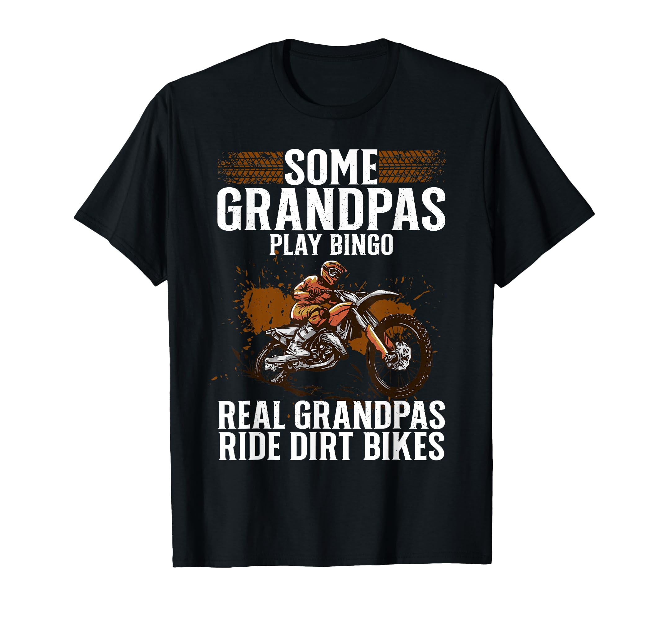 Dirt Bike Art Grandpa Motocross T-Shirt - Custom Art Print Men Women - T-Shirt, Sweatshirt, Hoodie