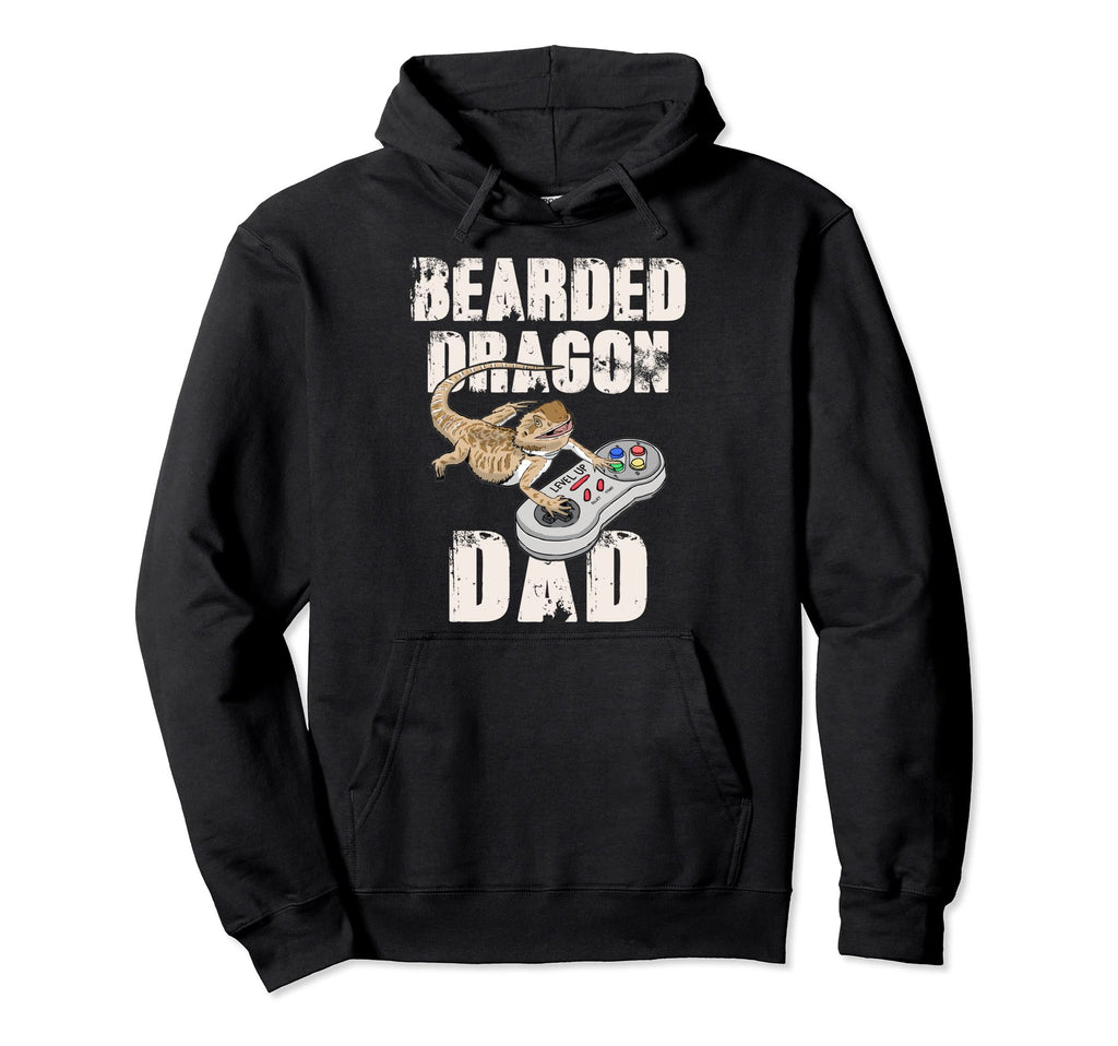 Bearded Dragon Dad Video Game Reptiles Hoodie - Fun Novelty Design Unisex - T-Shirt, Sweatshirt, Hoodie