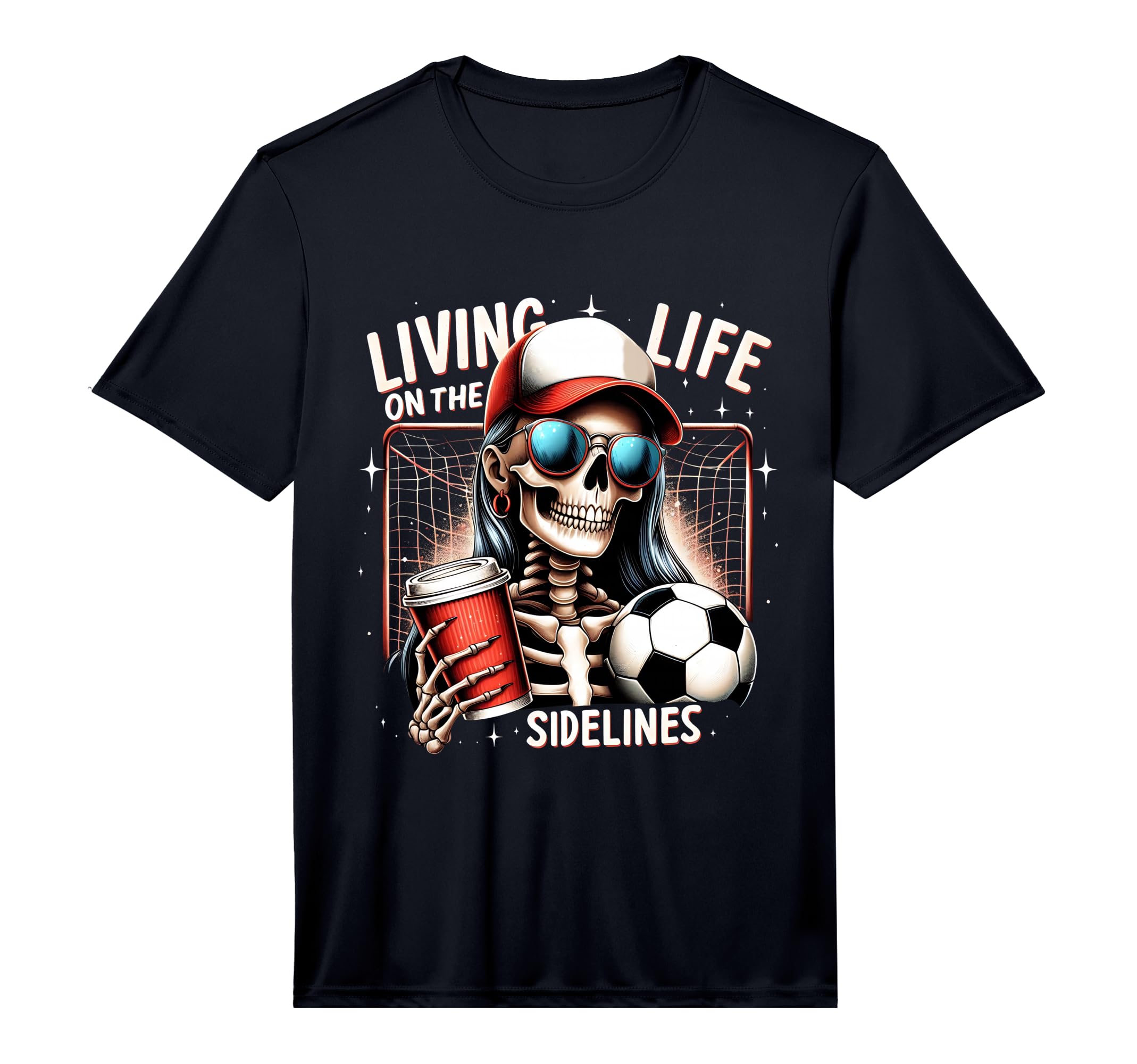 Soccer Mama Mom Life Sidelines T-Shirt - Casual Everyday Wear Unisex - T-Shirt, Sweatshirt, Hoodie