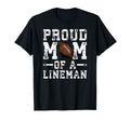 Womens Proud Mom Lineman Football T-Shirt - Custom Art Print Unisex - T-Shirt, Sweatshirt, Hoodie