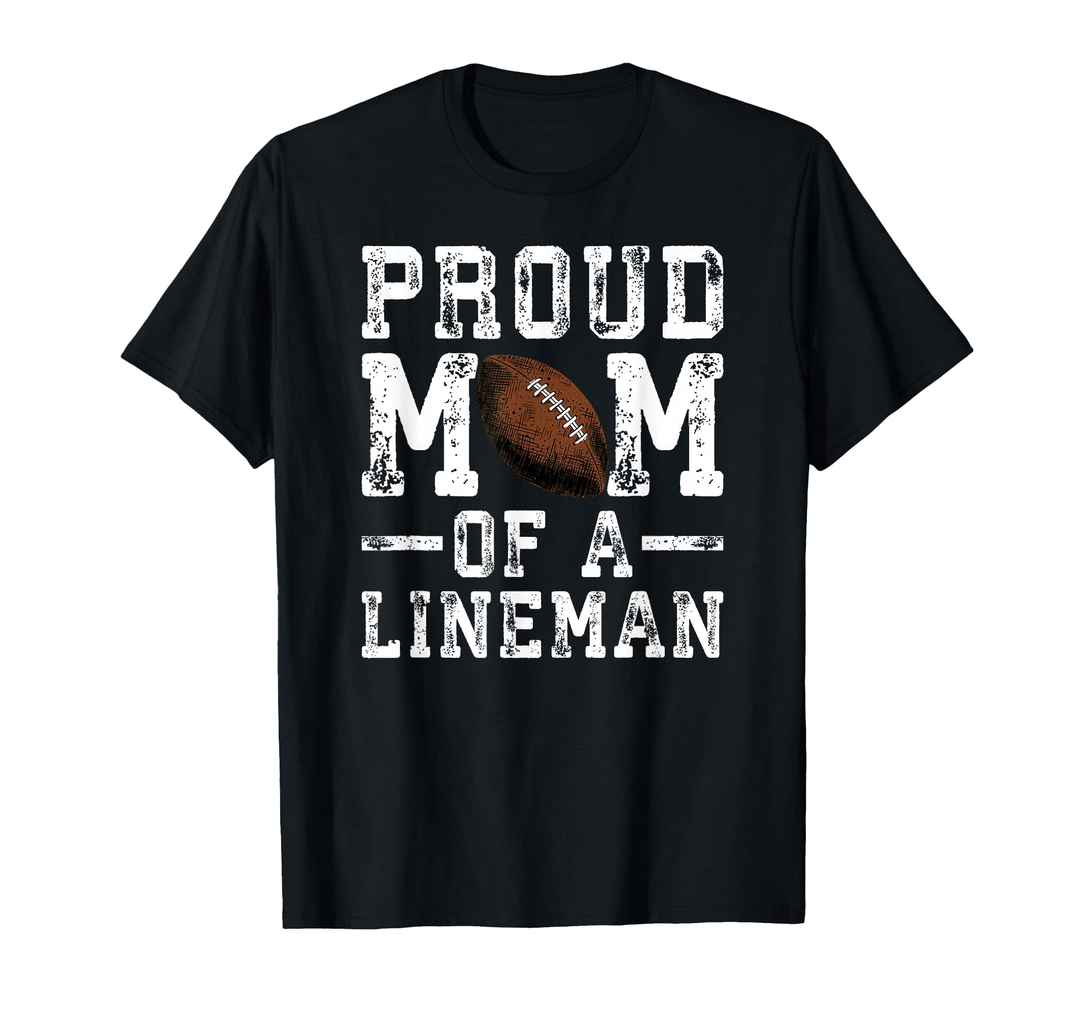Womens Proud Mom Lineman Football T-Shirt - Custom Art Print Unisex - T-Shirt, Sweatshirt, Hoodie