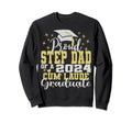 Proud Step Dad 2024 Cum Laude Sweatshirt - Unique Graphic Men Women - T-Shirt, Sweatshirt, Hoodie