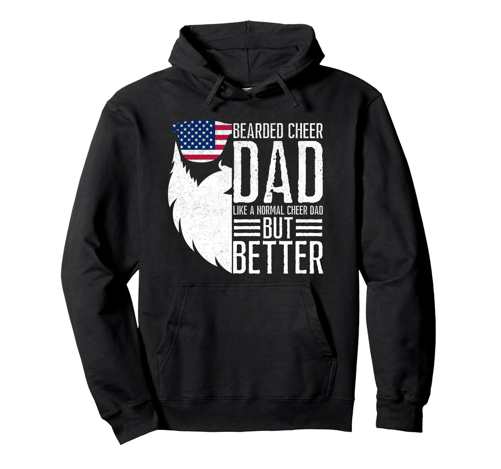 Bearded Cheer Dad Like Normal Cheer Hoodie - Streetwear Style Men Women - T-Shirt, Sweatshirt, Hoodie