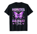 Godmother Birthday Butterfly Family T-Shirt - Fun Novelty Design Men Women - T-Shirt, Sweatshirt, Hoodie