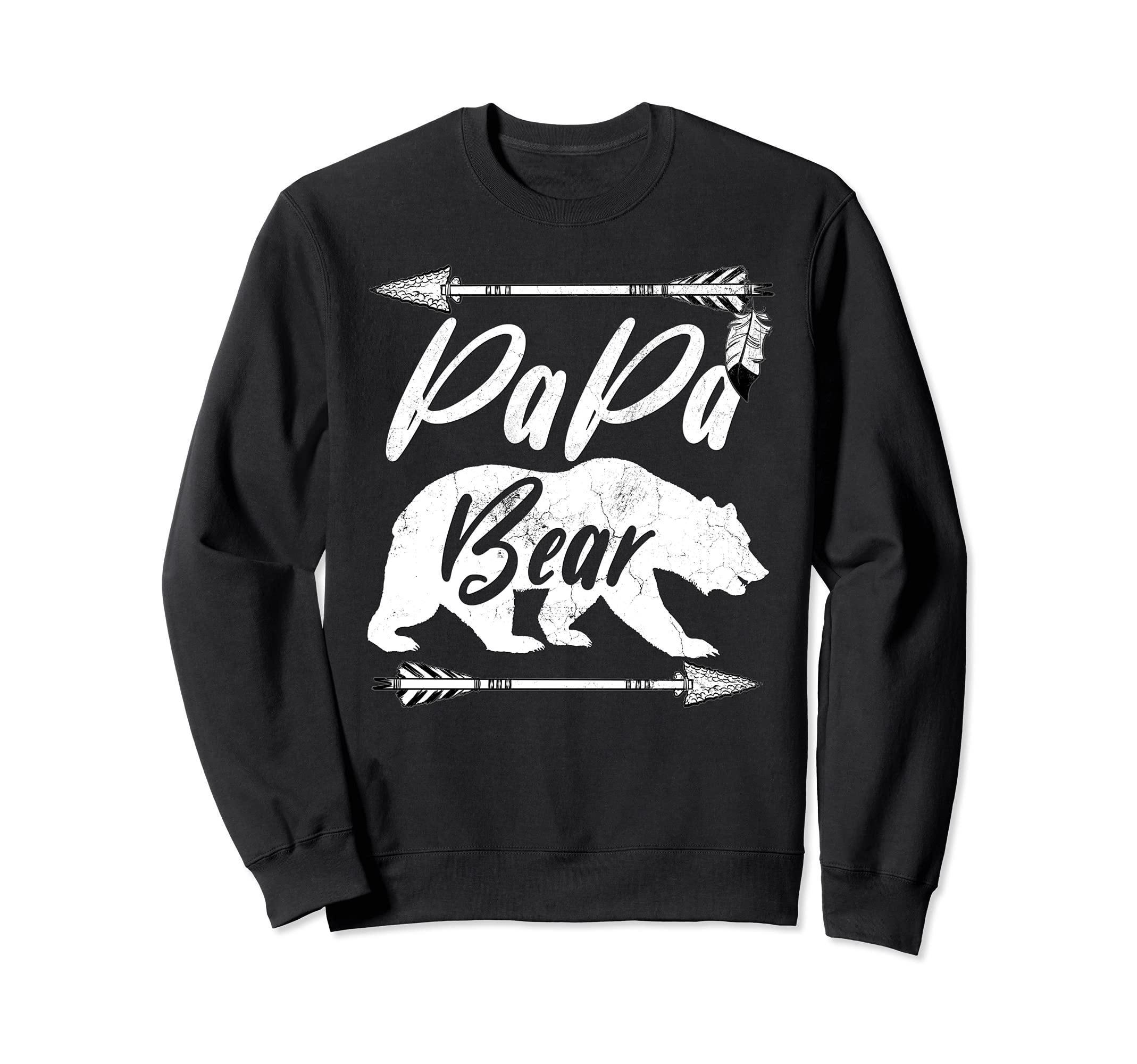 Papa Bear Funny Fathers Day Grandpa Sweatshirt - Aesthetic Graphic Unisex - T-Shirt, Sweatshirt, Hoodie