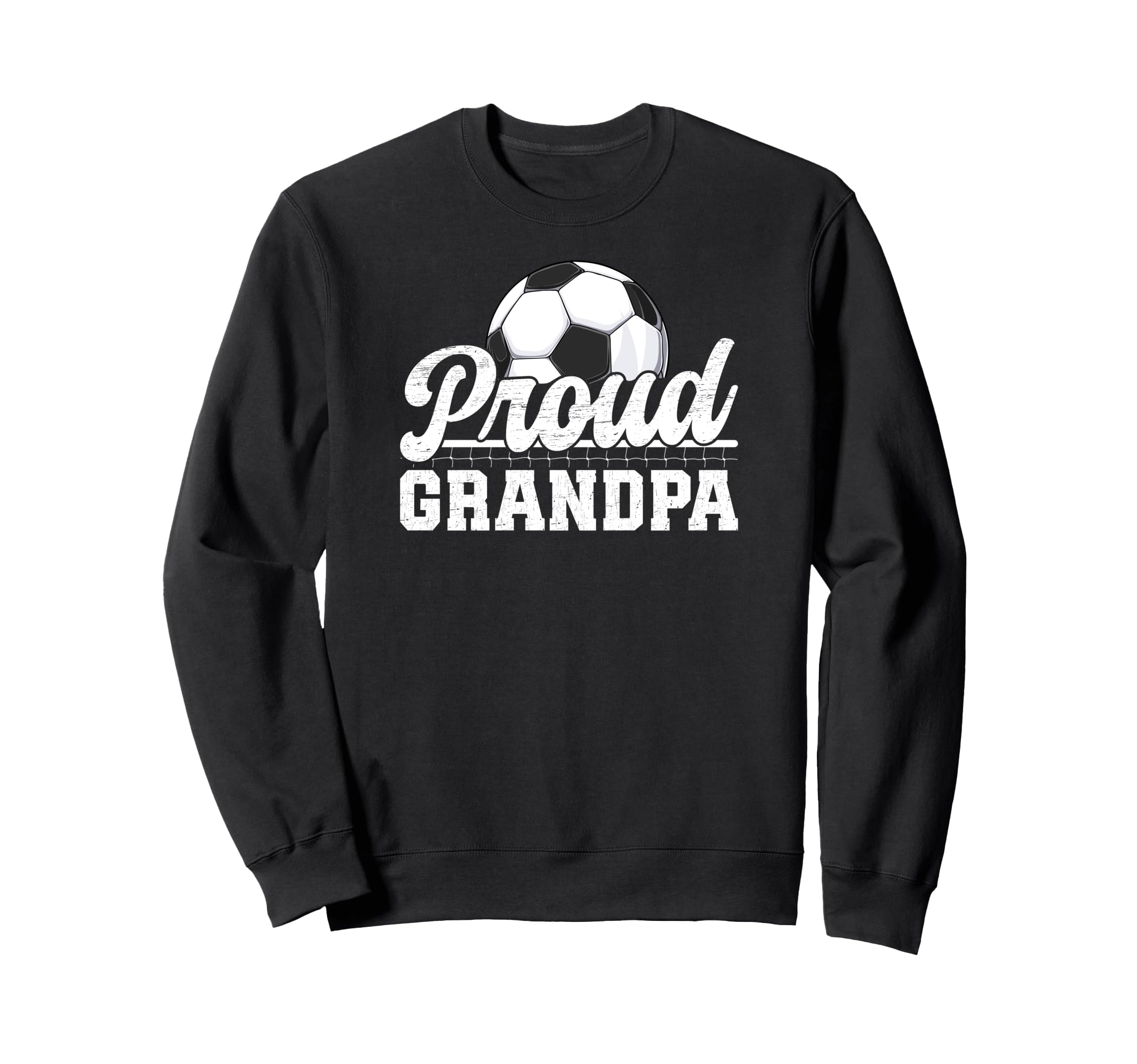 Proud Grandpa Soccer Player Sweatshirt - Fun Novelty Design for Adults - T-Shirt, Sweatshirt, Hoodie