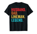 Mens Husband Dad Lineman Legend T-Shirt - Aesthetic Graphic for Adults - T-Shirt, Sweatshirt, Hoodie