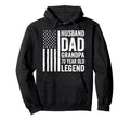 Husband Dad Grandpa 70 Year Old Legend Hoodie - Custom Art Print Unisex - T-Shirt, Sweatshirt, Hoodie