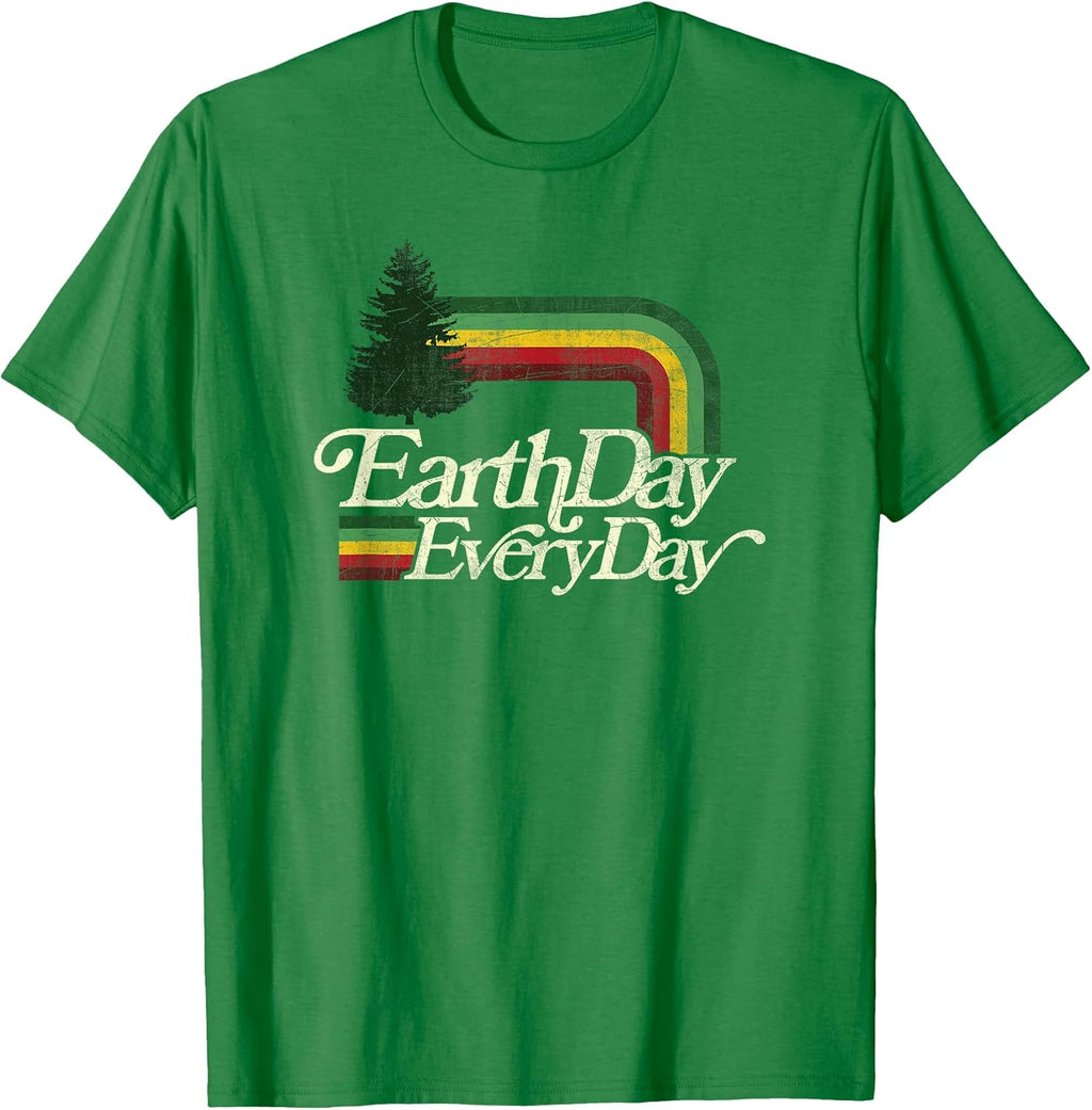 Cute Earth Day Everyday Retro Vintage Small - Adult & Kids T-Shirts, Sweatshirts & Hoodies apparel design preview 1