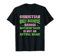 Badass Christian Name Unique Nickname T-Shirt - Trendy Graphic for Adults - T-Shirt, Sweatshirt, Hoodie