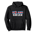 Iceland Soccer Fans Jersey Icelandic Hoodie - Custom Art Print for Adults - T-Shirt, Sweatshirt, Hoodie