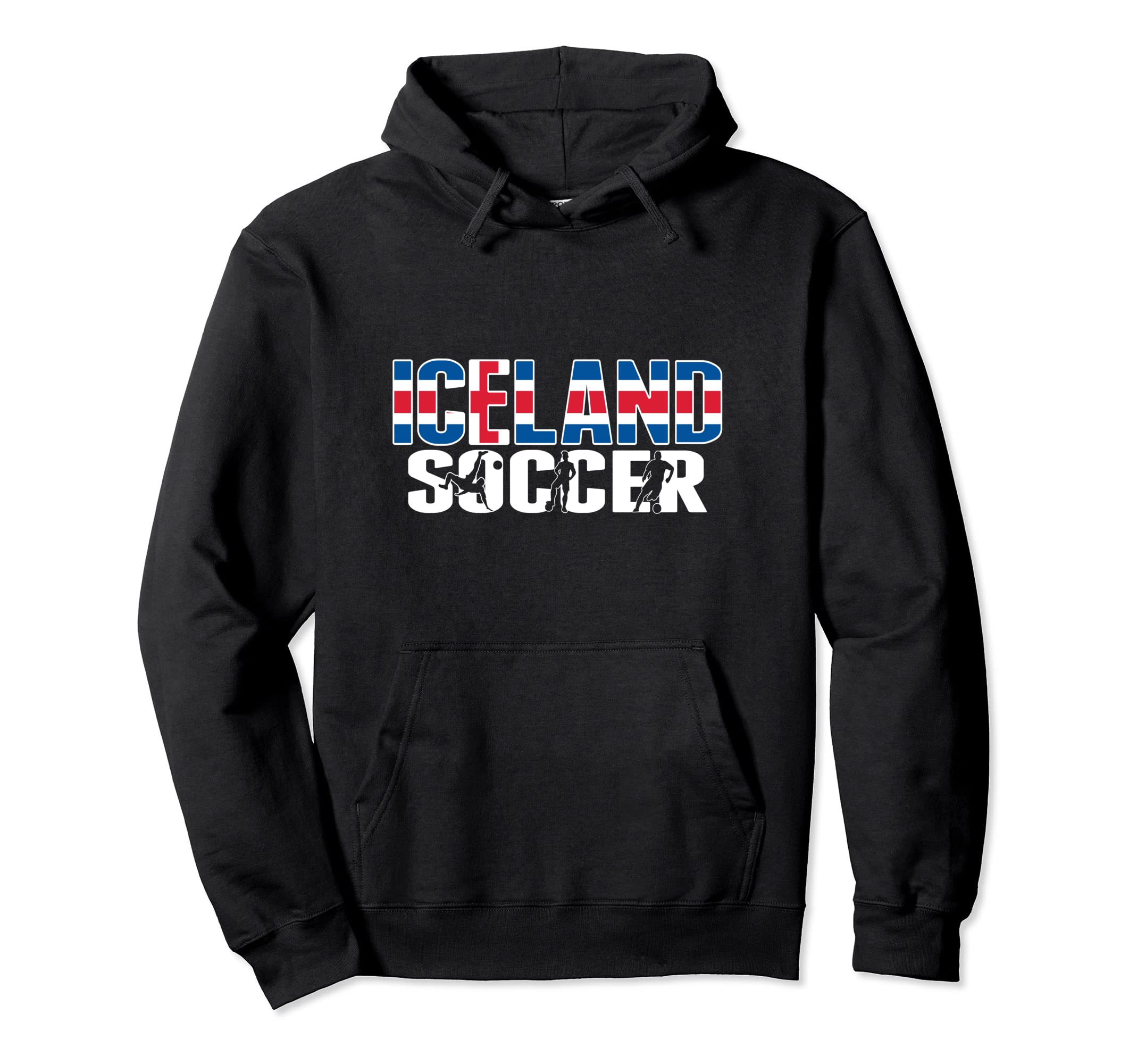 Iceland Soccer Fans Jersey Icelandic Hoodie - Custom Art Print for Adults - T-Shirt, Sweatshirt, Hoodie