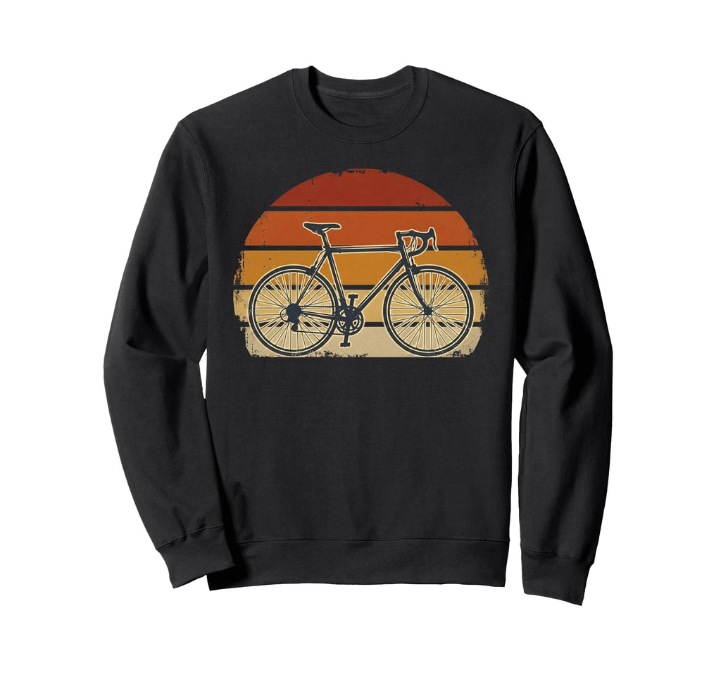 Road Bike Sunset Cycling Sweatshirt - Casual Everyday Wear for Adults - T-Shirt, Sweatshirt, Hoodie