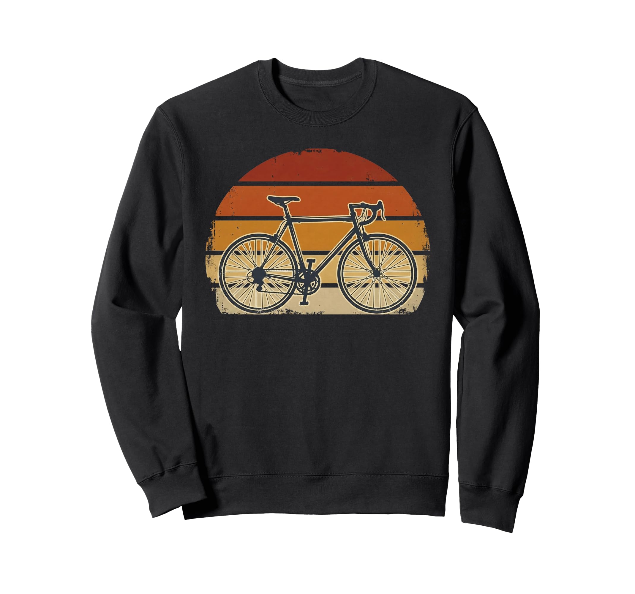 Road Bike Sunset Cycling Sweatshirt - Casual Everyday Wear for Adults - T-Shirt, Sweatshirt, Hoodie