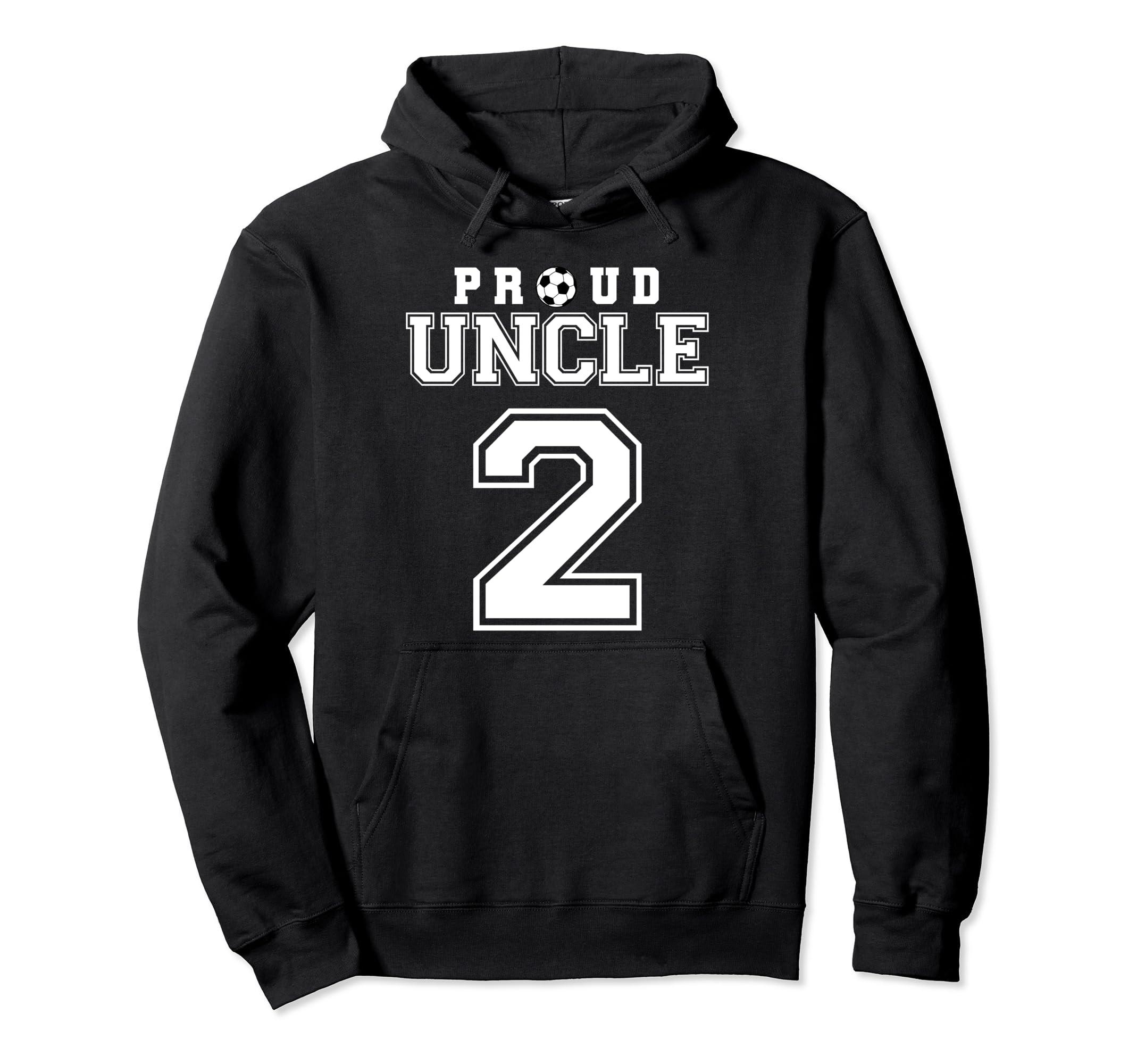 Number 2 Custom Proud Soccer Futbol Hoodie - Minimalist Print for Adults - T-Shirt, Sweatshirt, Hoodie