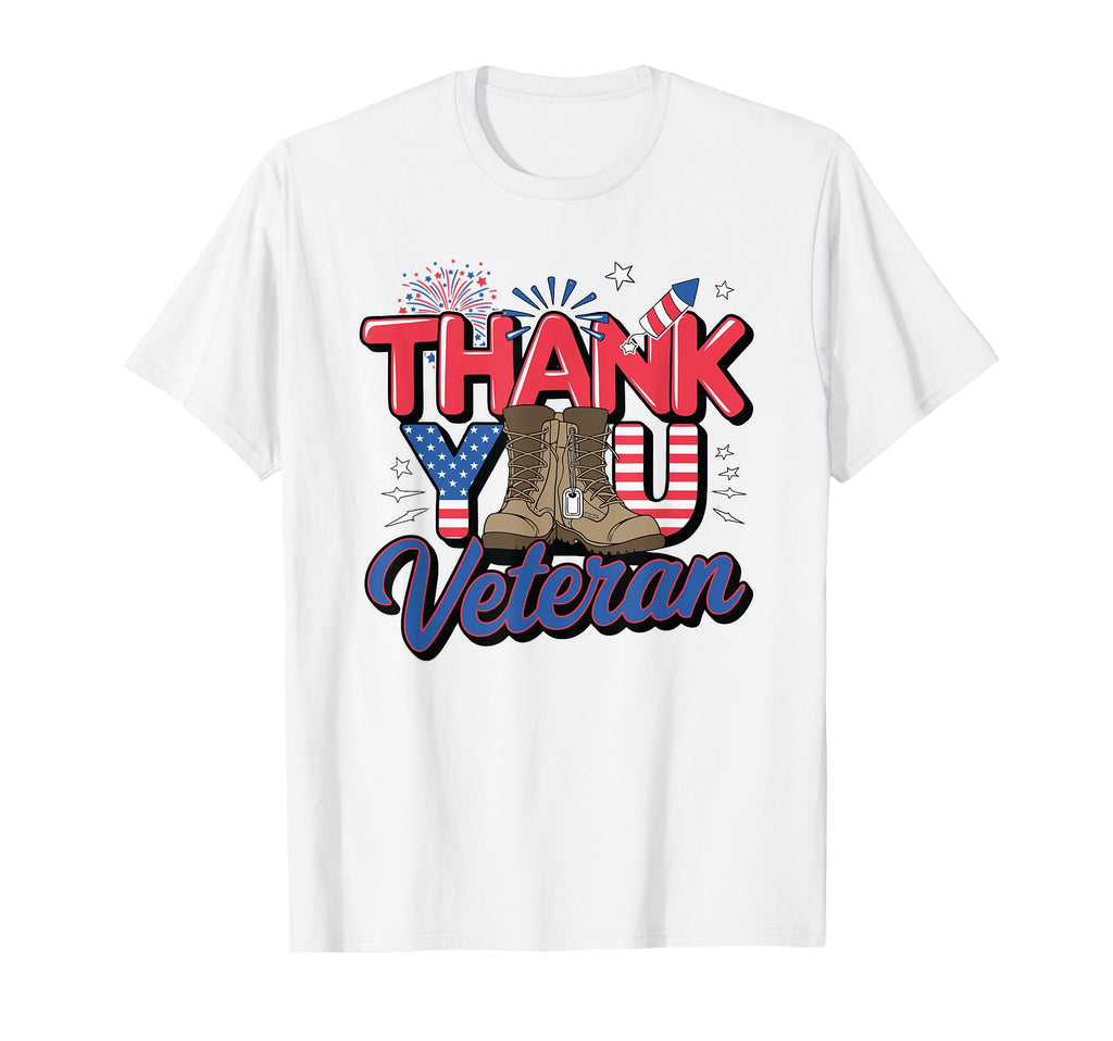 Thank You Veteran American Honor Dad T-Shirt - Trendy Graphic Unisex - T-Shirt, Sweatshirt, Hoodie