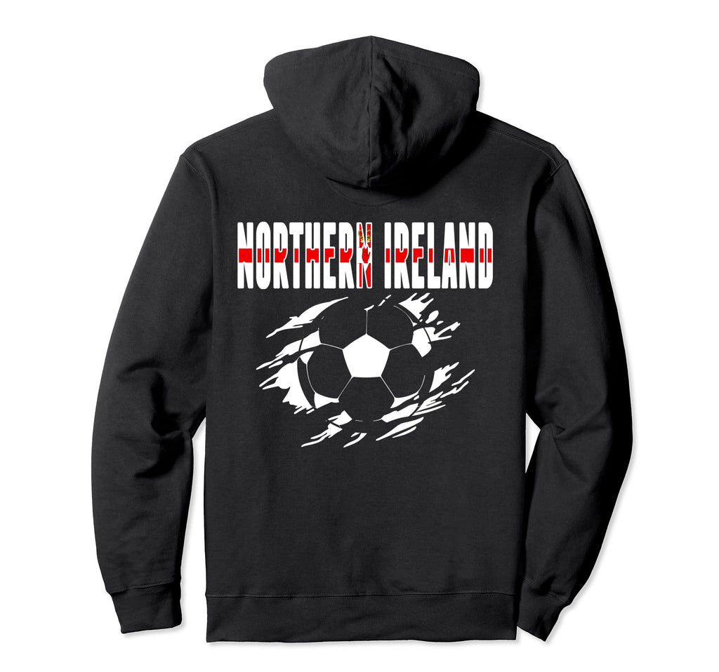 Northern Ireland Soccer Fans Jersey Hoodie - Streetwear Style Men Women - T-Shirt, Sweatshirt, Hoodie