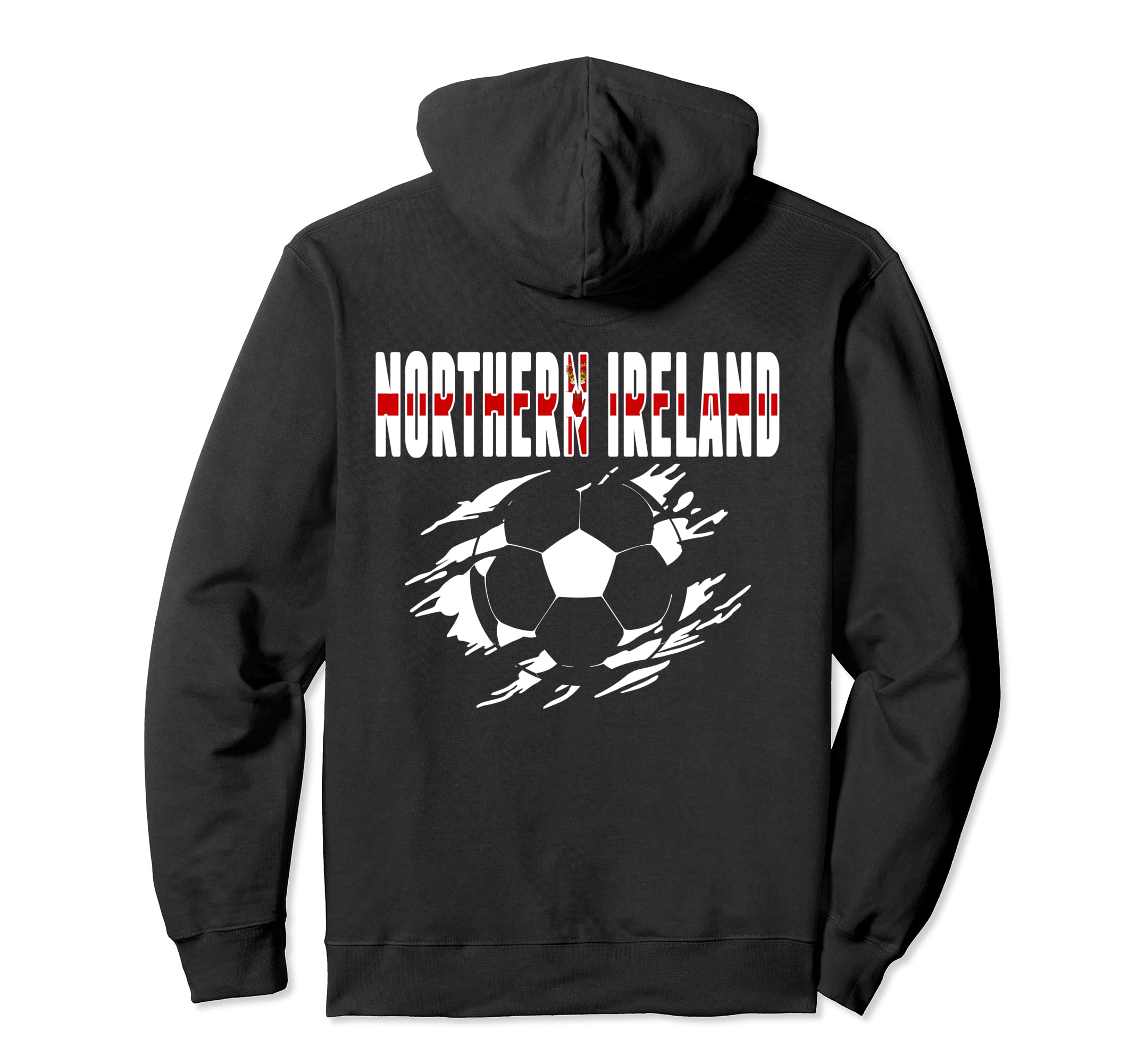 Northern Ireland Soccer Fans Jersey Hoodie - Streetwear Style Men Women - T-Shirt, Sweatshirt, Hoodie