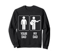 Your Dad My Dad Funny Guitarist Sweatshirt - Custom Art Print Men Women - T-Shirt, Sweatshirt, Hoodie