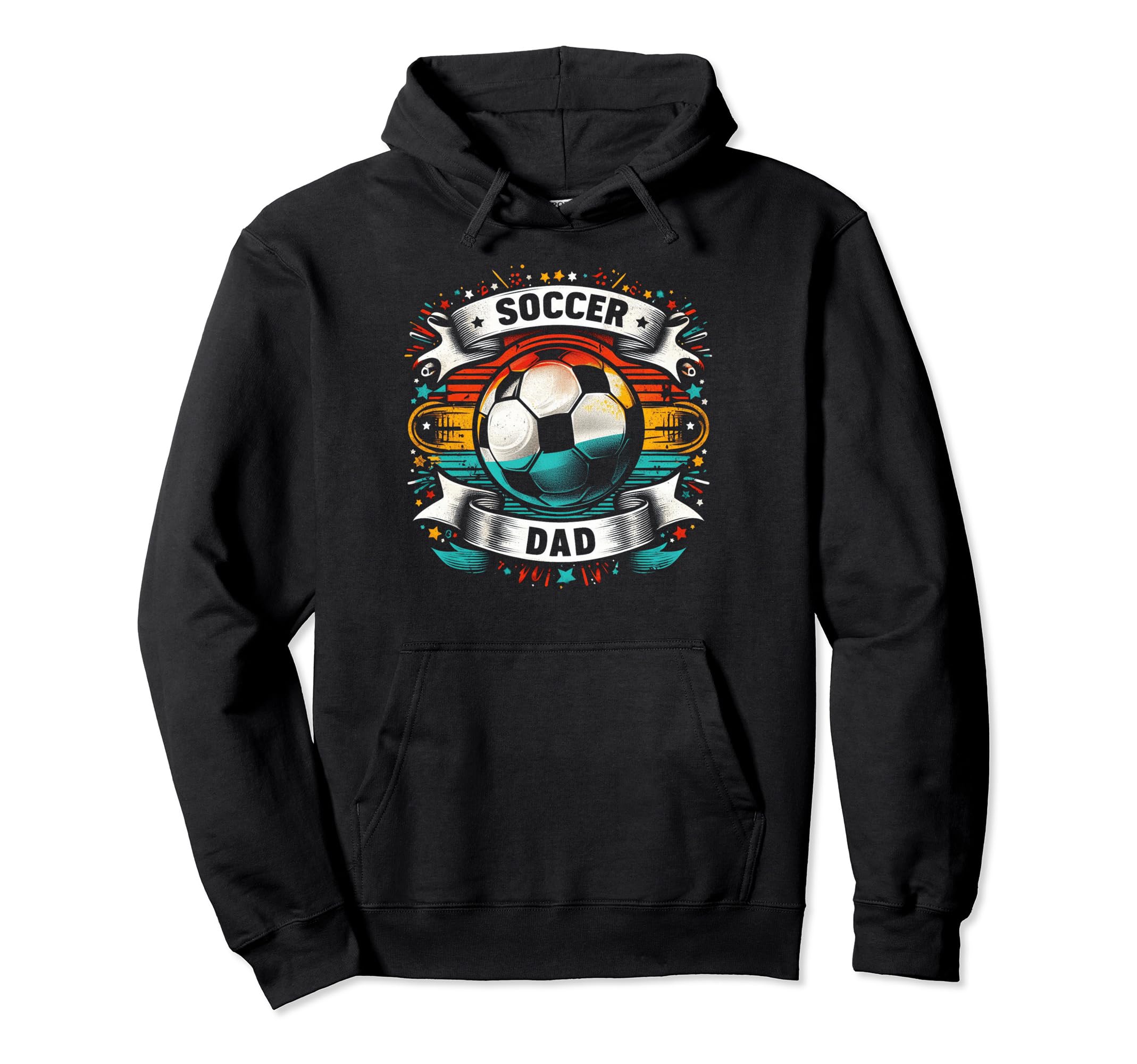 Soccer Dad Family Matching Dad Fathers Day Hoodie - Graphic Print Unisex - T-Shirt, Sweatshirt, Hoodie
