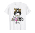 Proud And Loud Soccer Aunt Messy Bun T-Shirt - Unique Graphic Men Women - T-Shirt, Sweatshirt, Hoodie