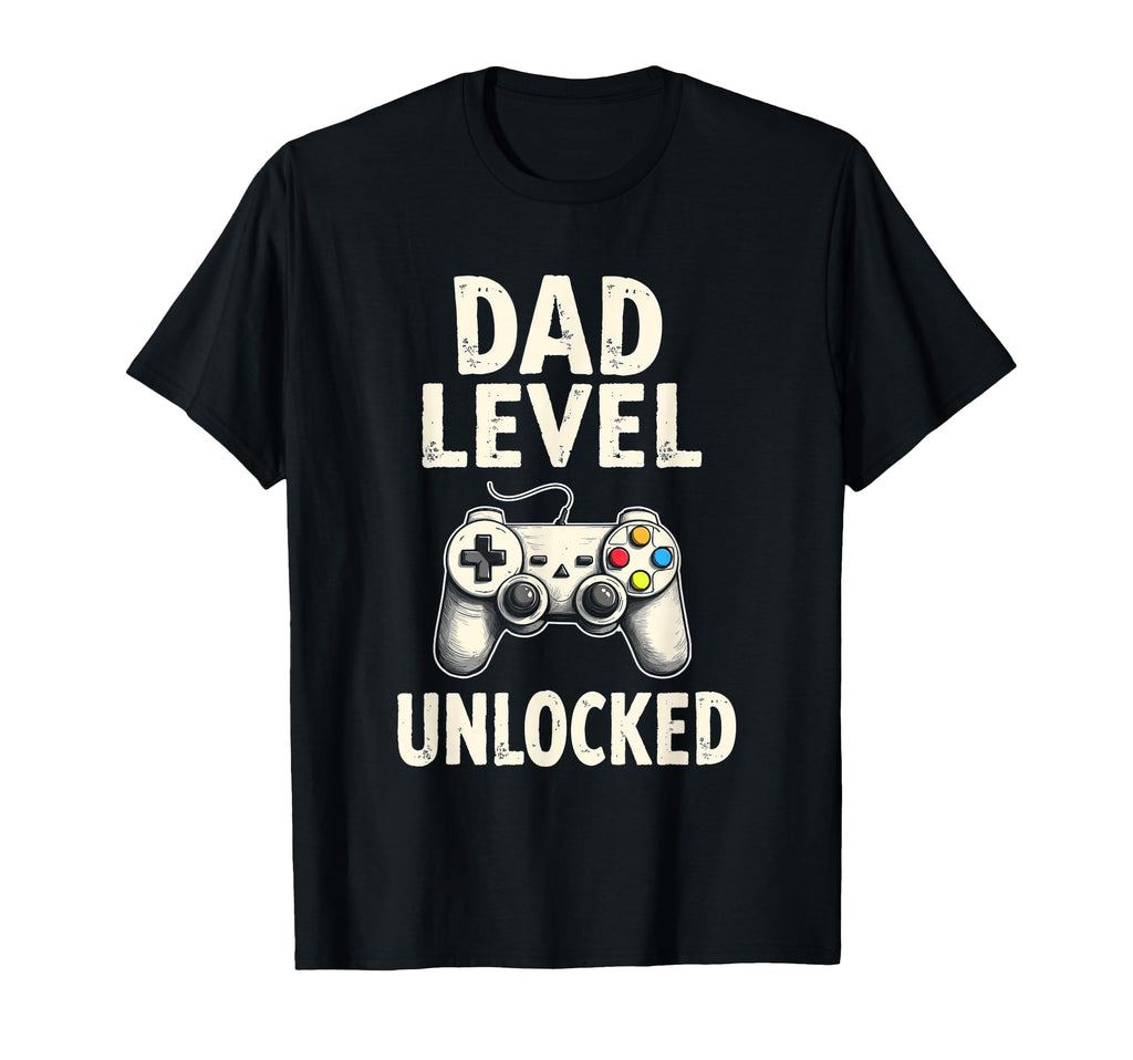 Dad Level Unlocked Funny Gamer Dad T-Shirt - Trendy Graphic Men Women - T-Shirt, Sweatshirt, Hoodie