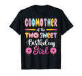 Godmother Two Sweet Birthday Donut 2Nd T-Shirt - Streetwear Style Unisex - T-Shirt, Sweatshirt, Hoodie