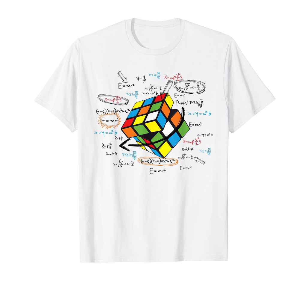 Math Rubik Rubix Rubics Player Cube T-Shirt - Minimalist Print for Adults - T-Shirt, Sweatshirt, Hoodie