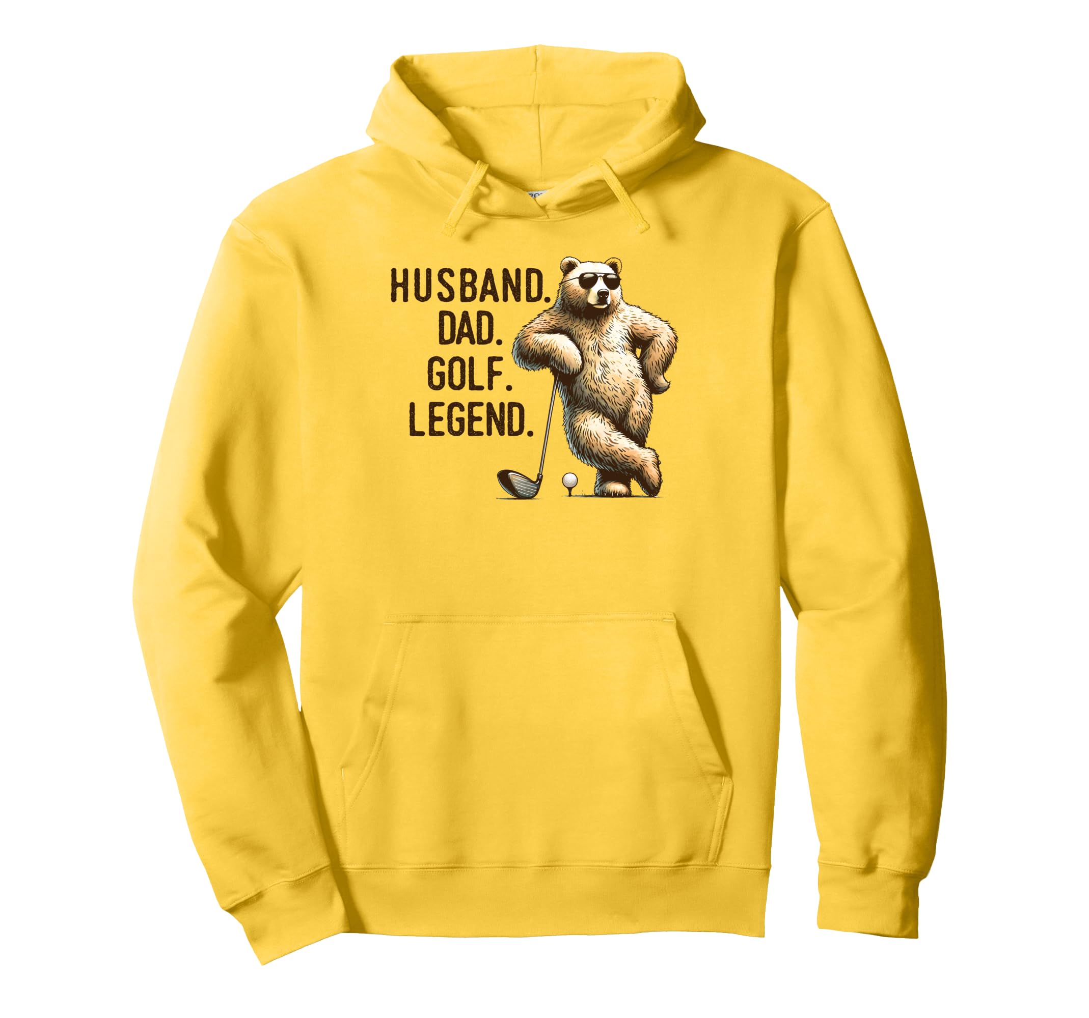 Golf Player Golfer Par Time Husband Hoodie - Minimalist Print Men Women - T-Shirt, Sweatshirt, Hoodie