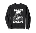 Papa Bear Bio Mechanical Robot Sci Sweatshirt - Aesthetic Graphic Unisex - T-Shirt, Sweatshirt, Hoodie