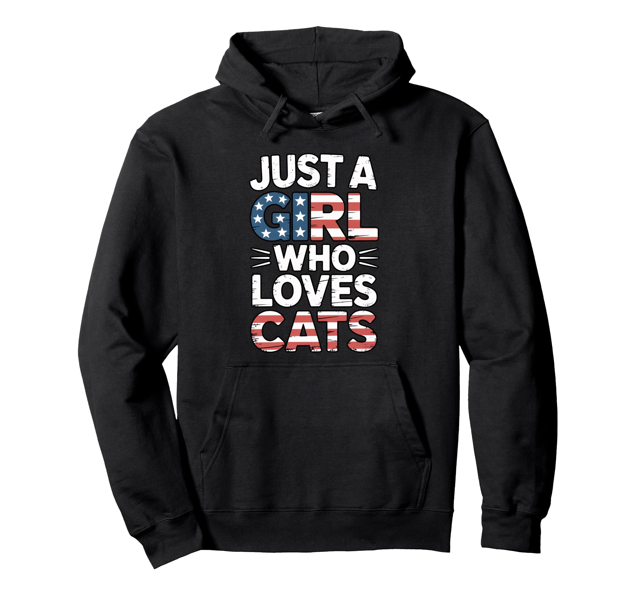 Just Who Loves Cats Hoodie - Minimalist Print for Adults - T-Shirt, Sweatshirt, Hoodie
