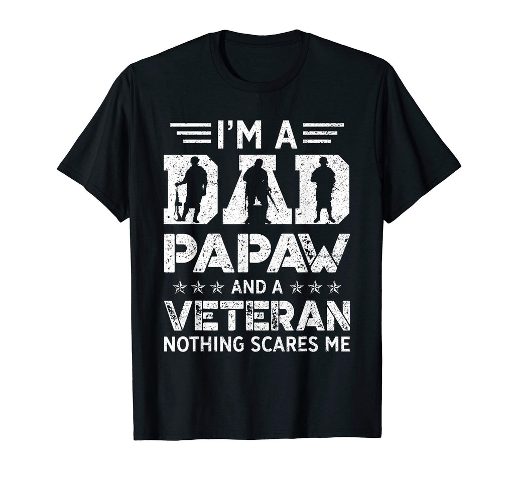 I Am Dad Papaw And Veteran Fathers Day T-Shirt - Unique Graphic for Adults - T-Shirt, Sweatshirt, Hoodie