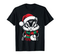 Chipmunk Santa Hat Scarf Costume T-Shirt - Novelty Apparel for Adults - T-Shirt, Sweatshirt, Hoodie