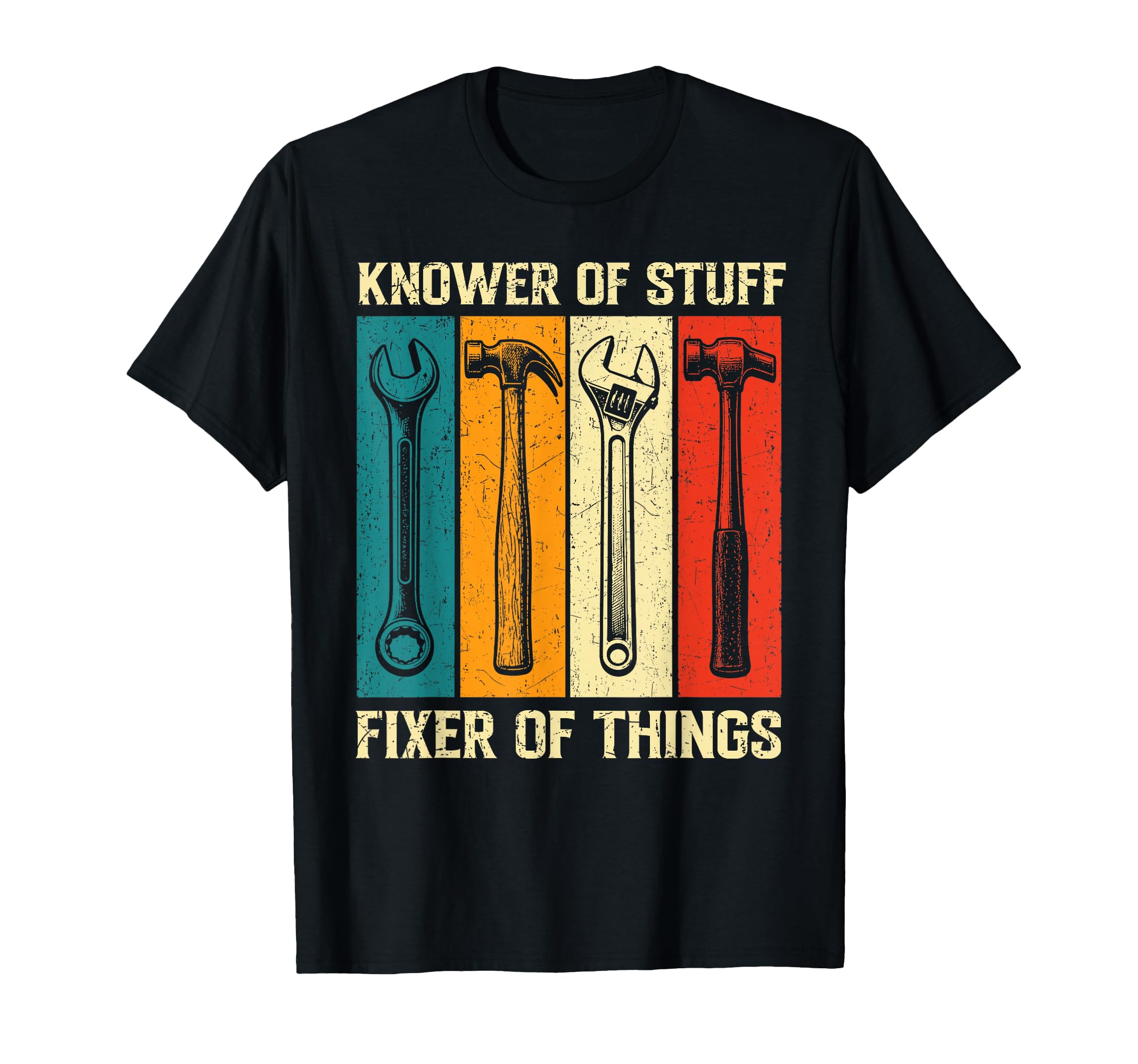 Knower Stuff Fixer Things Funny Mechanic T-Shirt - Minimalist Print Unisex - T-Shirt, Sweatshirt, Hoodie