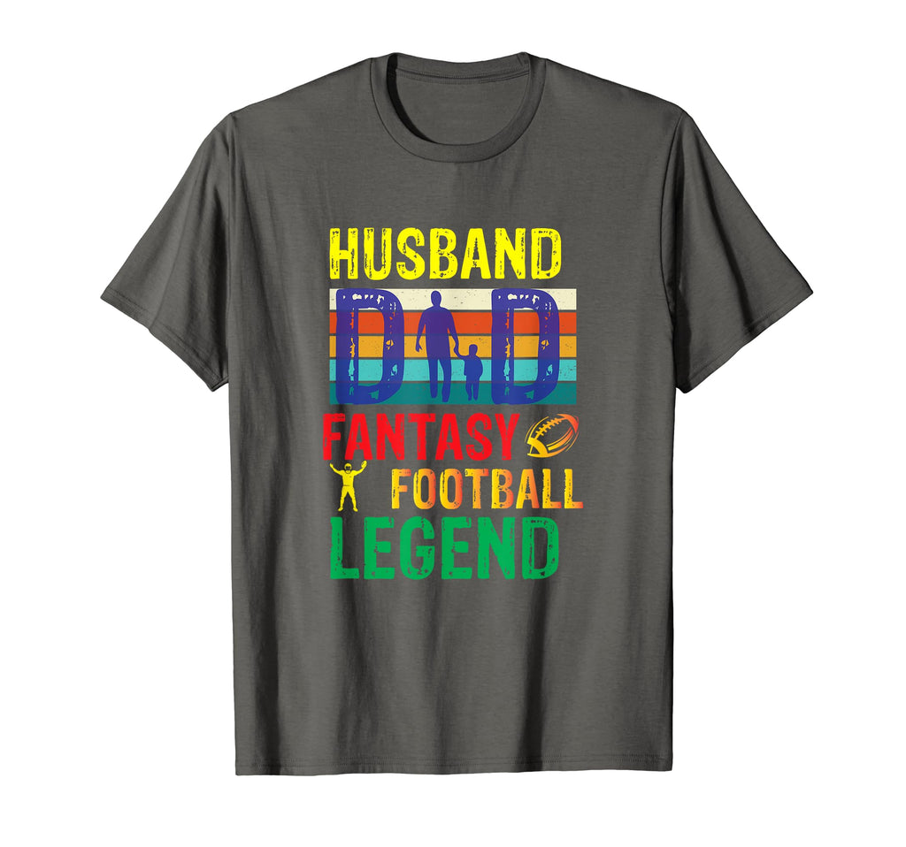 Mens Husband Dad Fantasy Football Legend T-Shirt - Unique Graphic Unisex - T-Shirt, Sweatshirt, Hoodie