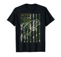Fishing Camo Us Flag Fish Bass T-Shirt - Novelty Apparel for Adults - T-Shirt, Sweatshirt, Hoodie