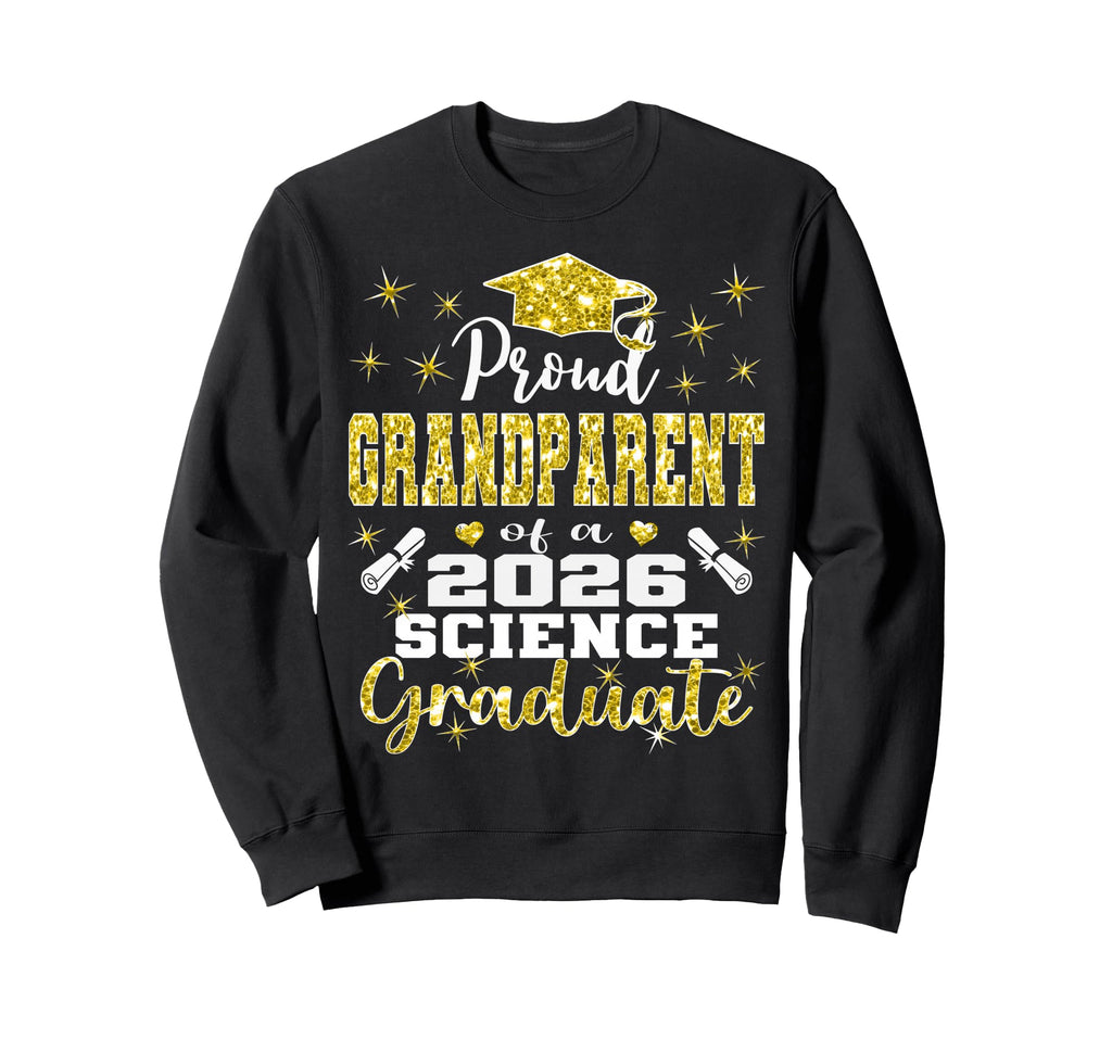 Proud Grandparent 2026 Science Sweatshirt - Streetwear Style Unisex - T-Shirt, Sweatshirt, Hoodie