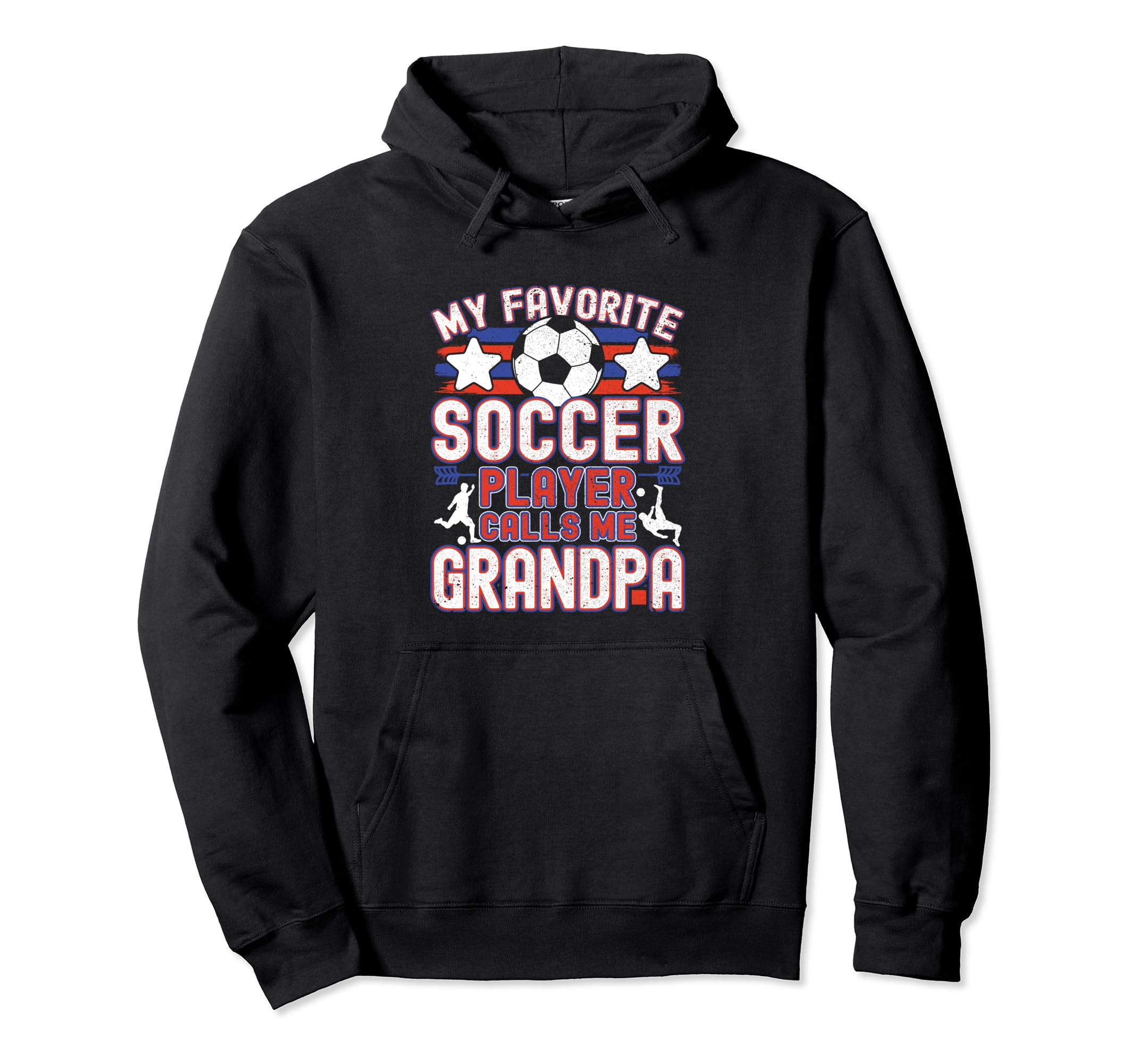 Soccer Grandpa My Favorite Soccer Hoodie - Minimalist Print for Adults - T-Shirt, Sweatshirt, Hoodie