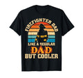 Firefighter Dad Fire Truck Firemen Fire T-Shirt - Unique Graphic Unisex - T-Shirt, Sweatshirt, Hoodie
