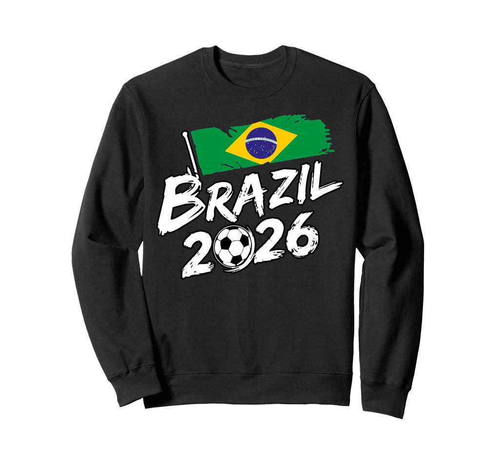 Brazil Football Soccer Game Player Sweatshirt - Unique Graphic Men Women - T-Shirt, Sweatshirt, Hoodie