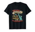 Old Saxophone Jazz Musician Saxophonist T-Shirt - Unique Graphic Men Women - T-Shirt, Sweatshirt, Hoodie
