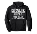 Funny Soccer Goalie Uncle Soccer Keeper Uncle Hoodie - Graphic Print Unisex - T-Shirt, Sweatshirt, Hoodie