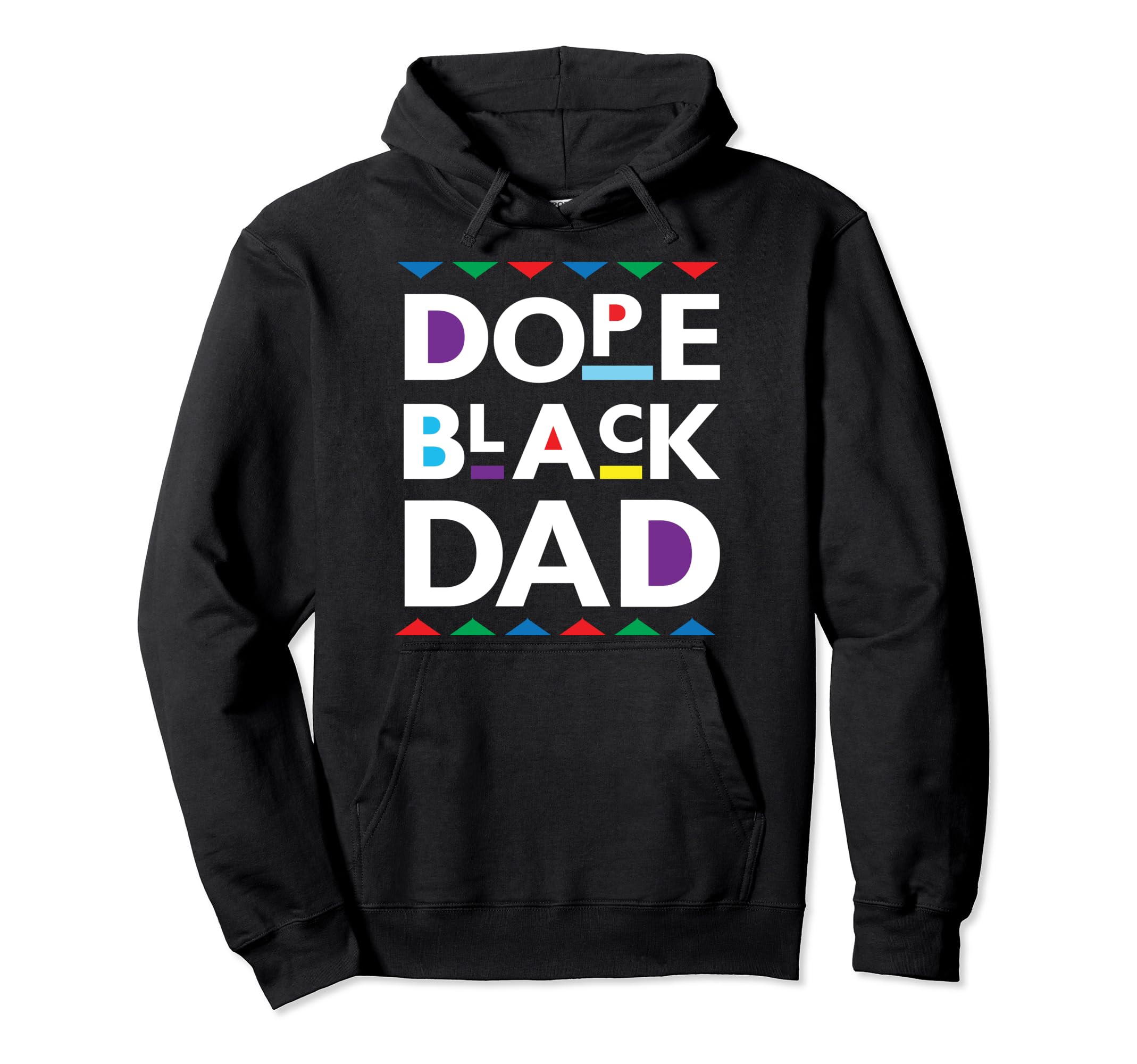 Dope Black Dad Black History Gift Hoodie - Aesthetic Graphic Men Women - T-Shirt, Sweatshirt, Hoodie